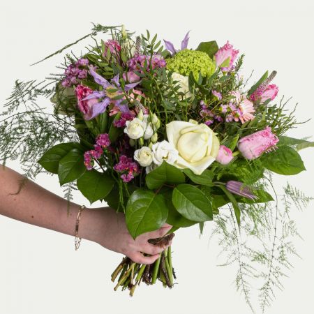 mooie bos bloemen XL lief en romantisch boeket