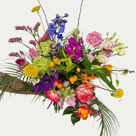 veldboeket bezorgen vrolijk feestelijke bloemen